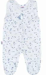 Dupačky kojenecké bavlna - MAGIC STAR hvězdičky modro-šedé 