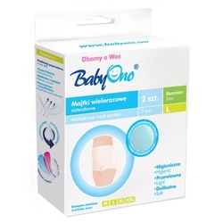 BabyOno Síťkované kalhotky M, 2ks v balení 