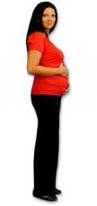 Tepláky těhotenské - NELLYS černé