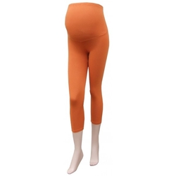 Gregx Těhotenské legíny 3/4 délka - oranžová