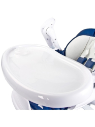 Dětská jídelní židlička 2v1 Caretero Indigo beige