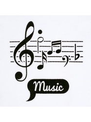 Kojenecké body celorozepínací New Baby Music