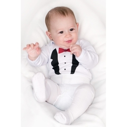 Body s potiskem New Baby smoking