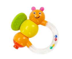 Chrastítko dětské plastové - VČELKA s kroužkem - BabyMix