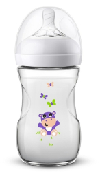 Lahev kojenecká antikoliková - AVENT NATURAL HROCH průhhledná - 260ml   