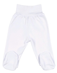 Polodupačky kojenecké bavlna - NEW BABY bílé 