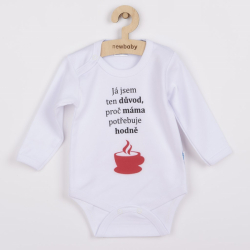 Body s potiskem New Baby Už jeden rok dělám svět krásnější