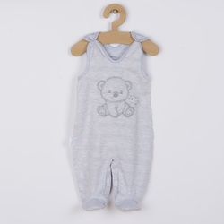 Kojenecká soupravička do porodnice New Baby Sweet Bear šedá
