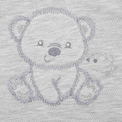 Kojenecká soupravička do porodnice New Baby Sweet Bear šedá