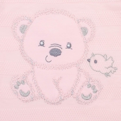 Kojenecká soupravička do porodnice New Baby Sweet Bear růžová