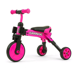 Dětská tříkolka 2v1 Milly Mally Grande pink