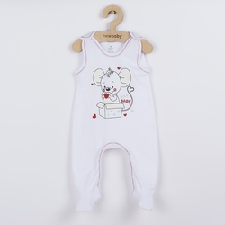 Kojenecká soupravička New Baby Mouse bílá