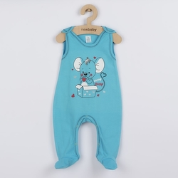 Kojenecká soupravička New Baby Mouse tyrkysová