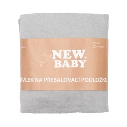 Návlek na přebalovací podložku New Baby 50x70 šedý