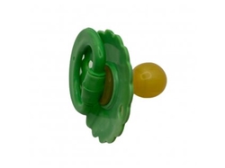 Dudlík - šidítko kaučukový kulatý - KOPRETINA zelený - 0-6měs.