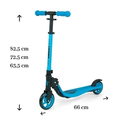 Dětská koloběžka Milly Mally Scooter Smart modrá