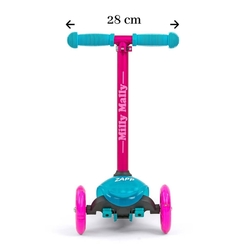 Dětská koloběžka Milly Mally Scooter Zapp grey