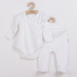 2-dílná kojenecká souprava New Baby Practical bílá holka