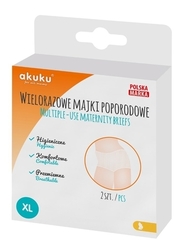 Kalhotky poporodní pratelné - AKUKU 2ks - vel.XL