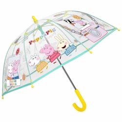 Dětský deštník - PEPPA PIG průhledný s potiskem - Perletti  