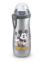 Dětská lahev s push-pull pítkem 450ml - SPORTS CUP MICKEY šedá - Nuk