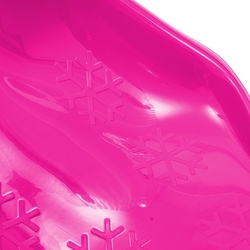 Dětský sáňkovací kluzák lopata Baby Mix COMFORT LINE XL růžový
