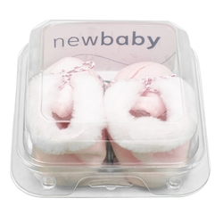 Kojenecké zimní capáčky New Baby růžové 0-3 m