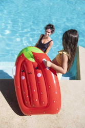 Dětské nafukovací lehátko s úchyty Bestway Jahoda 84cm x 56cm