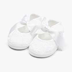Kojenecké krajkové capáčky New Baby bílá 0-3 m