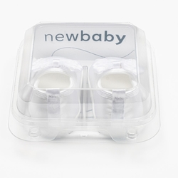 Kojenecké saténové capáčky New Baby bílá 0-3 m