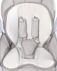 Dětská jídelní židlička 2v1 Caretero Indigo light grey