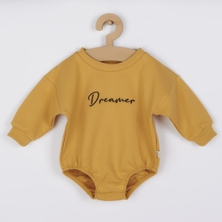 Kojenecké teplákové body baggy Koala Dreamer hořčicová