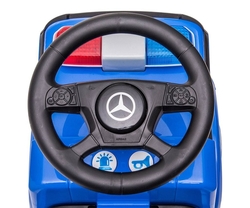 Dětské odrážedlo se zvukem Mercedes Milly Mally POLICE modré