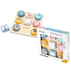 Dřevěná Vkládací puzzle Viga Zoo