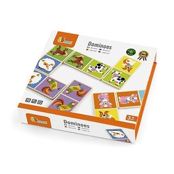 Dřevěné domino pro děti Viga Farma