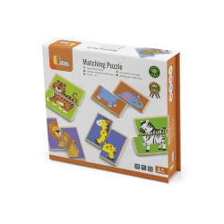 Dřevěná puzzle Viga Zvířátka 36ks