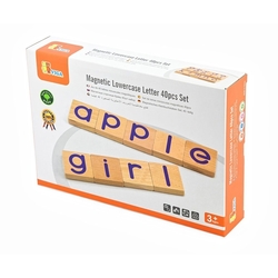 Dřevěné magnetické písmenka Viga