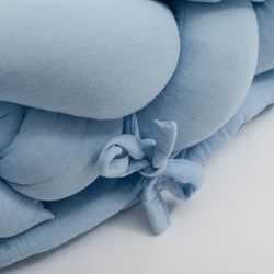 Mušelínová dětská hrací deka New Baby modrá