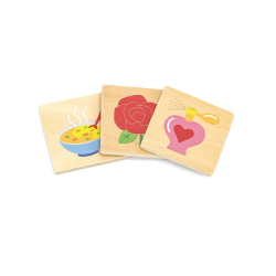 Dřevěné puzzle Smysly Viga