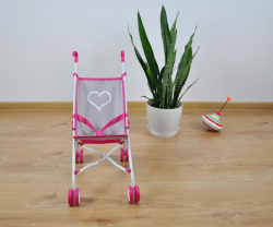 Dětský golfový kočárek pro panenky Milly Mally Julia Prestige Pink