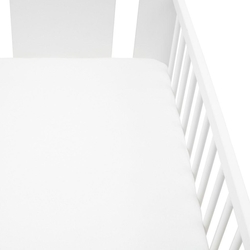 Froté prostěradlo do postýlky New Baby 140x70 cm bílá