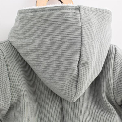 Kojenecká kombinéza s kapucí New Baby Frosty grey