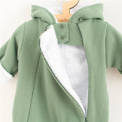 Kojenecká kombinéza s kapucí New Baby Frosty mint