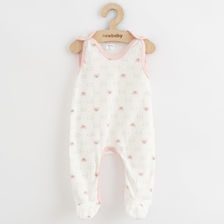 Kojenecké dupačky New Baby Classic II medvídek růžový