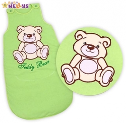 Spací vak Teddy Bear Baby Nellys - sv. zelený vel. 1