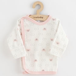 Kojenecká košilka New Baby Classic II Holka 3ks růžová