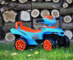 Dětské odrážedlo se zvukem Čtyřkolka Milly Mally Monster Blue
