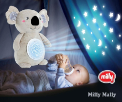 Plyšový usínáček koala s projektorem Milly Mally