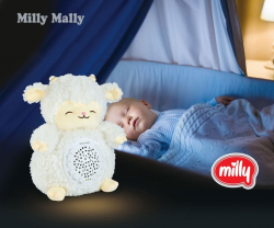 Plyšový usínáček ovečka s projektorem Milly Mally