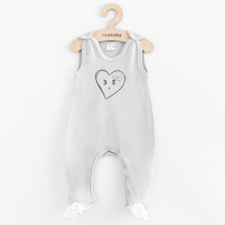 Kojenecké bavlněné dupačky New Baby Srdíčka